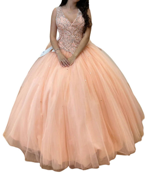 Mary'S Bridal - V-Neck Quincea√±era Dress