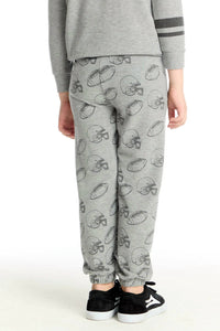 Chaser Boys Football Is Life Pants in heather grey - kids' item - detail view