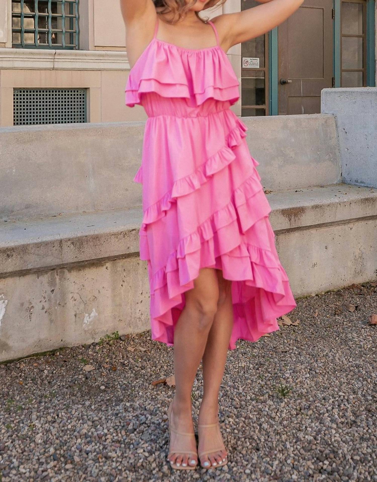 Strut & Bolt - Miami Ruffled Midi Dress