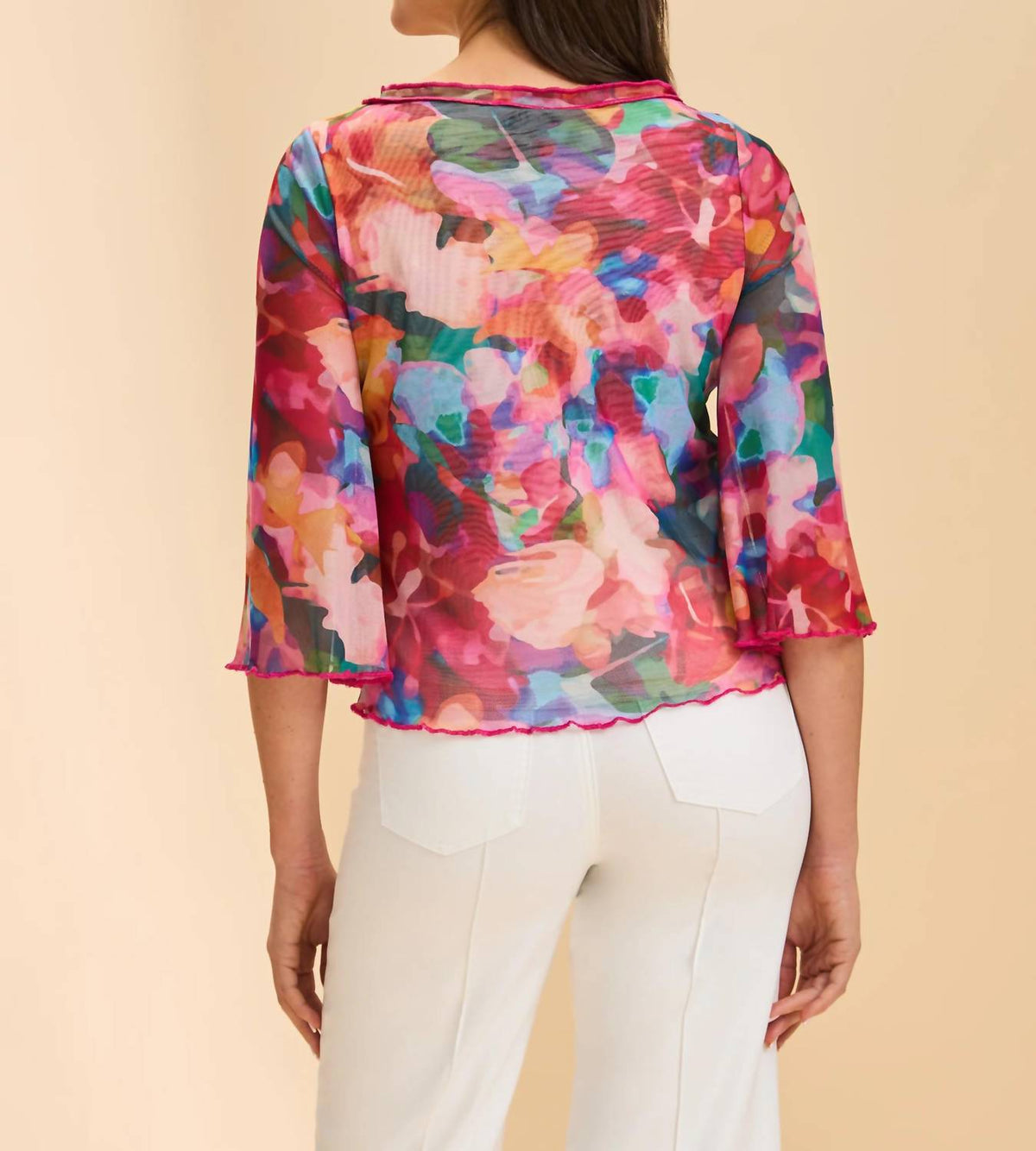 Fdj - Bell Sleeve Boat Neck Top