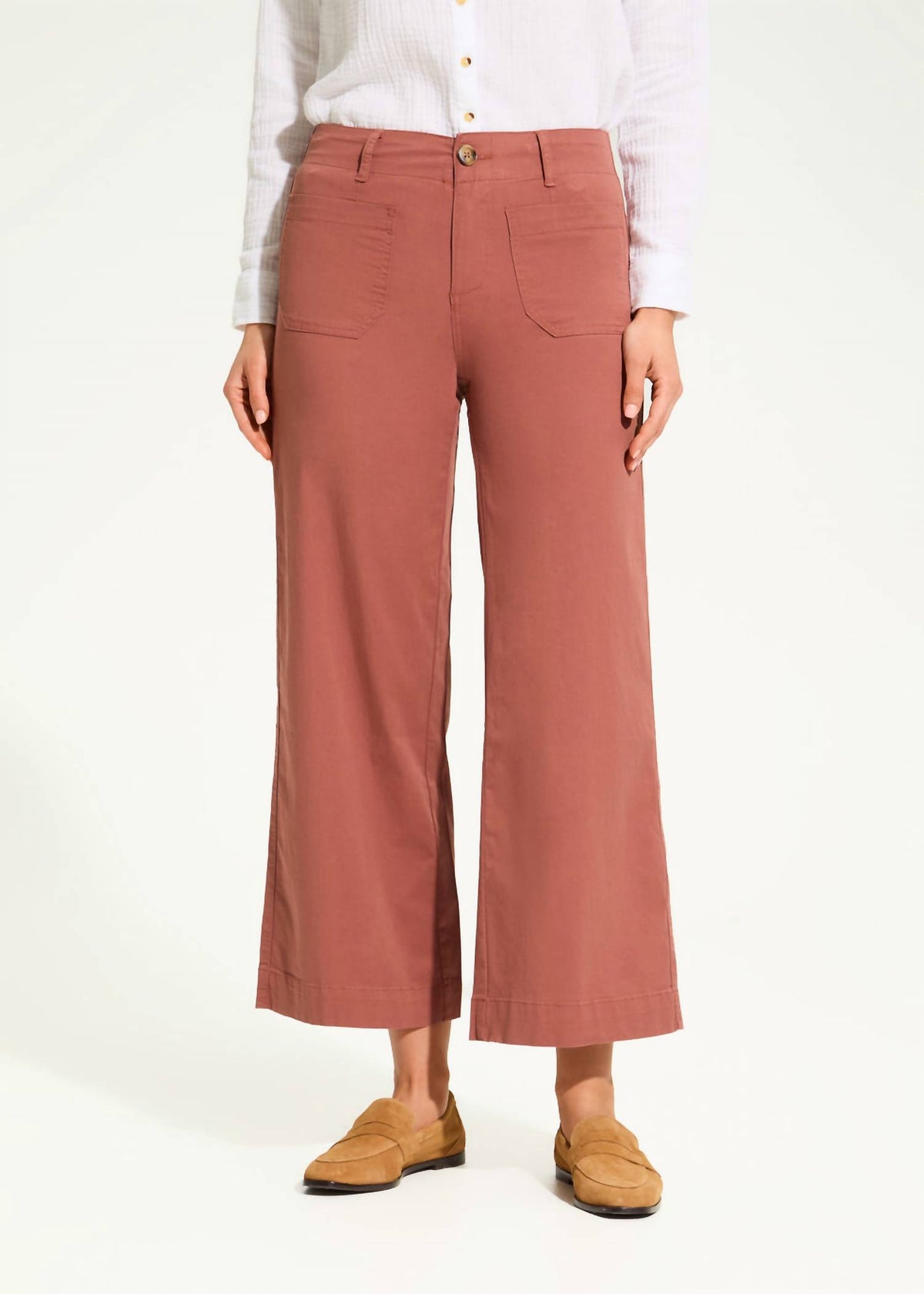 Fdj - Christina Wide Ankle Denim Pant
