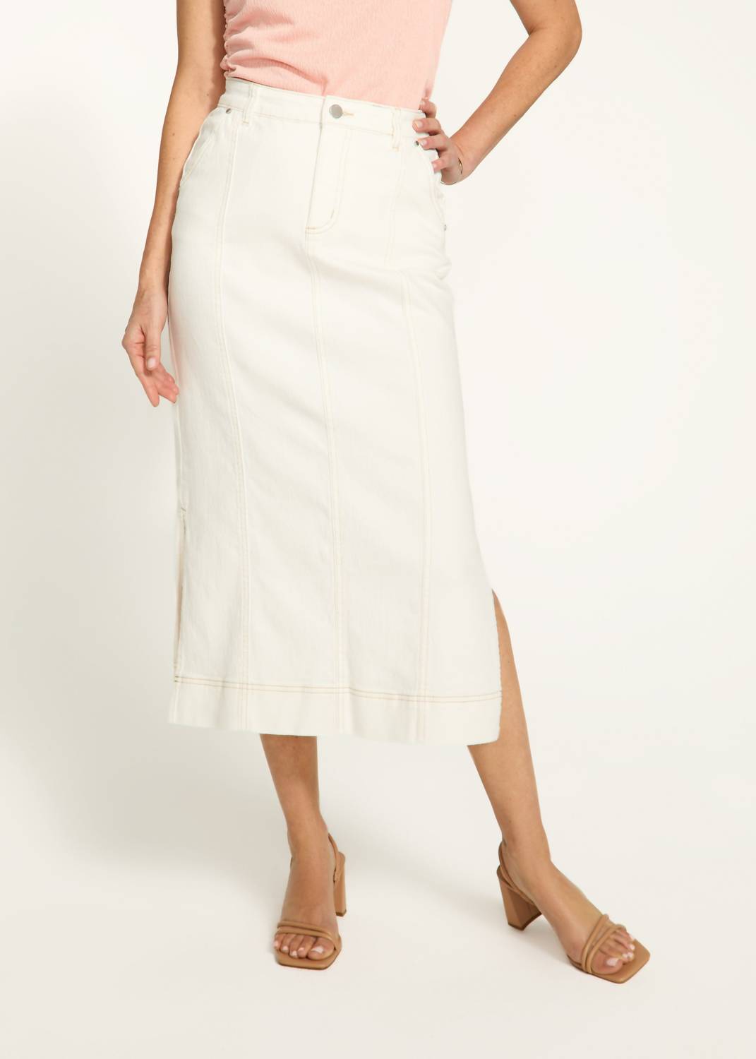 Fdj - Column Midi Skirt
