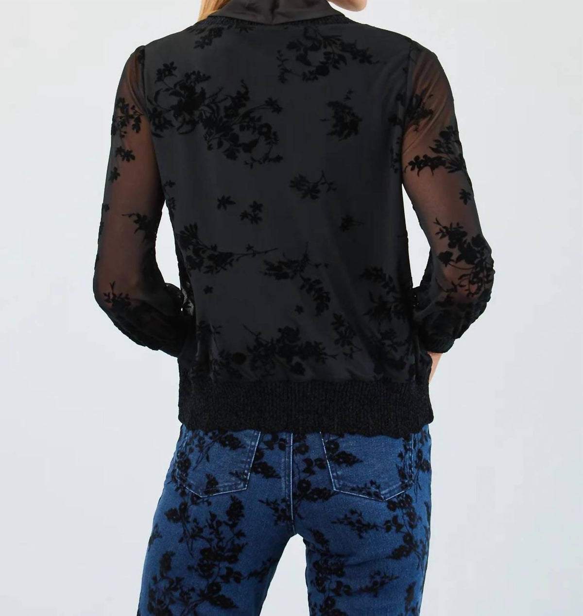 Fdj - Flocked Mesh Sweater