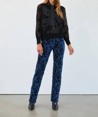 Fdj - Flocked Mesh Sweatshirt