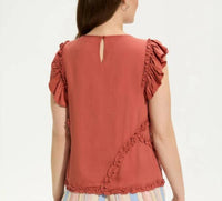 Fdj - Flutter sleeve top