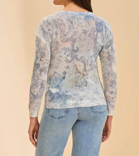 Fdj - Mesh Vneck Top