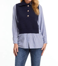 Fdj - Mixed-media Sweater