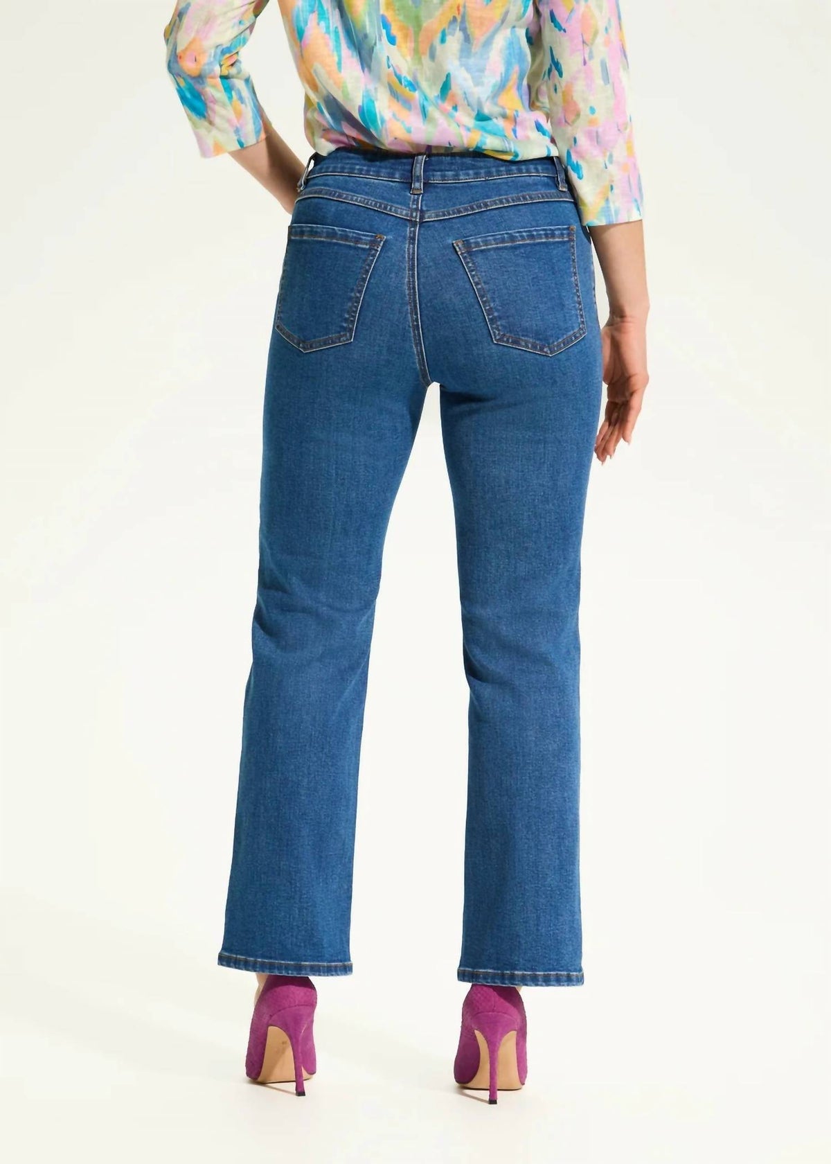 Fdj - Olivia Denim Boot Ankle Pant
