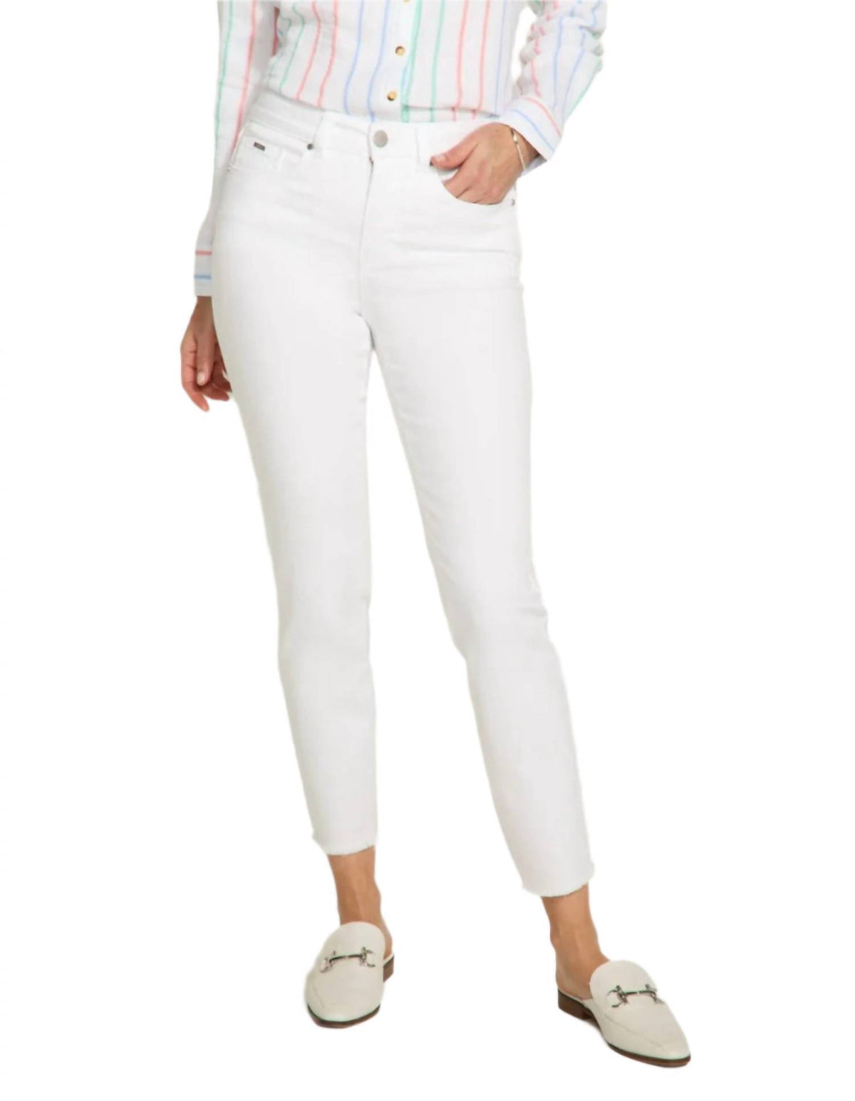 Fdj - Olivia Mid Rise Skinny Jeans