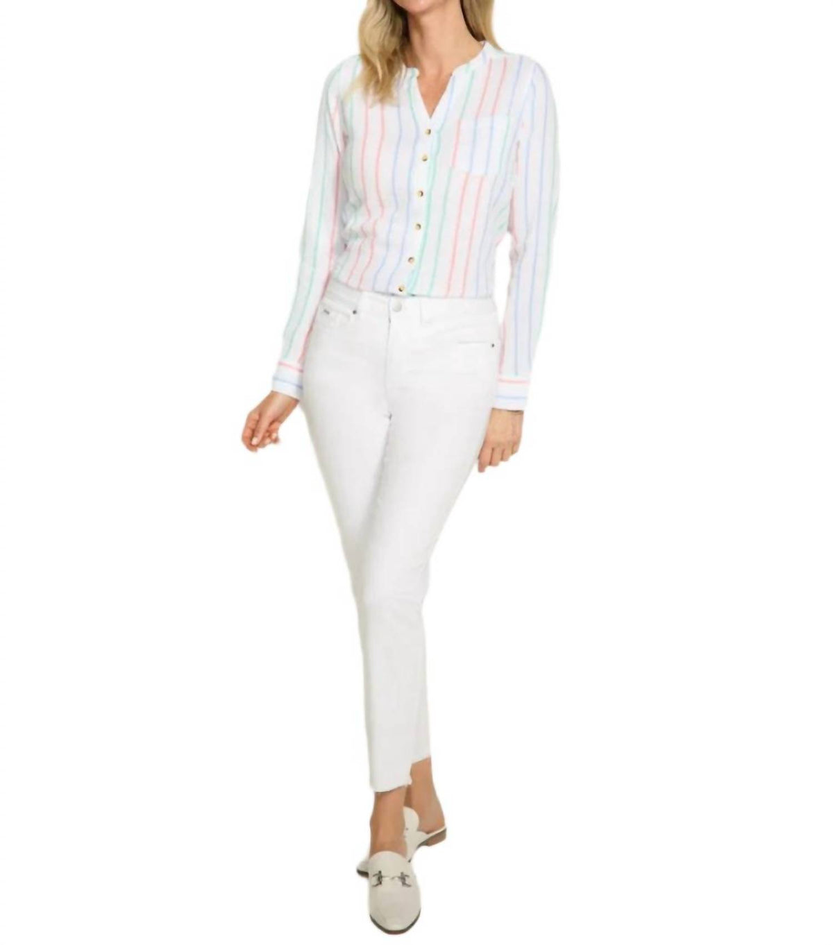 Fdj - Olivia Mid Rise Skinny Jeans