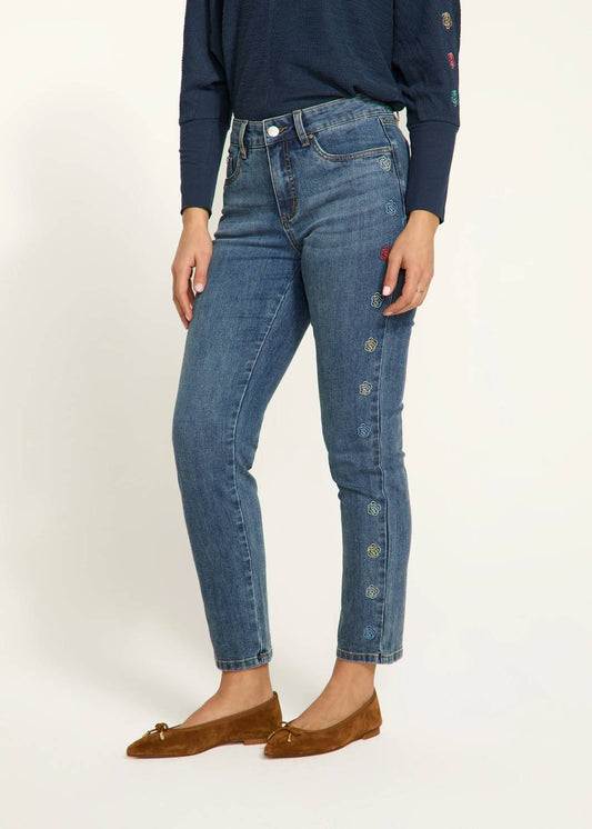 Fdj - Olivia pencil ankle jean - ankle - blue - clothing
