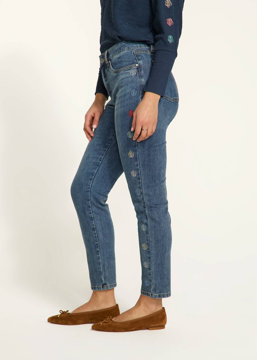 Fdj - Olivia pencil ankle jean - ankle - blue - clothing