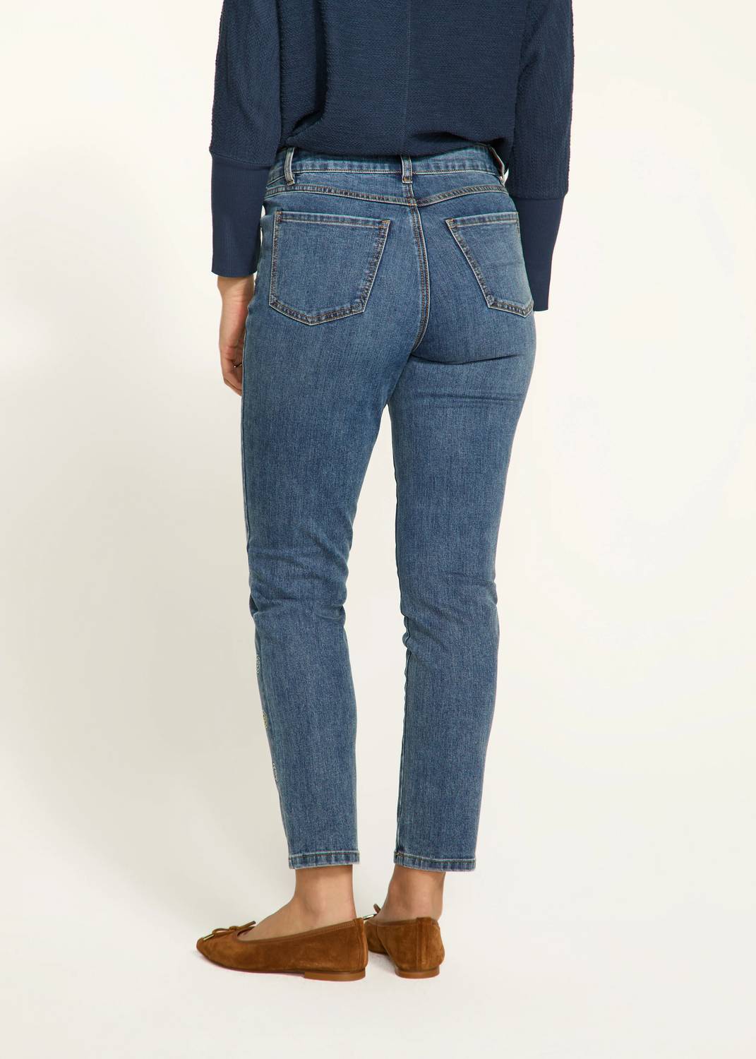 Fdj - Olivia pencil ankle jean - ankle - blue - clothing