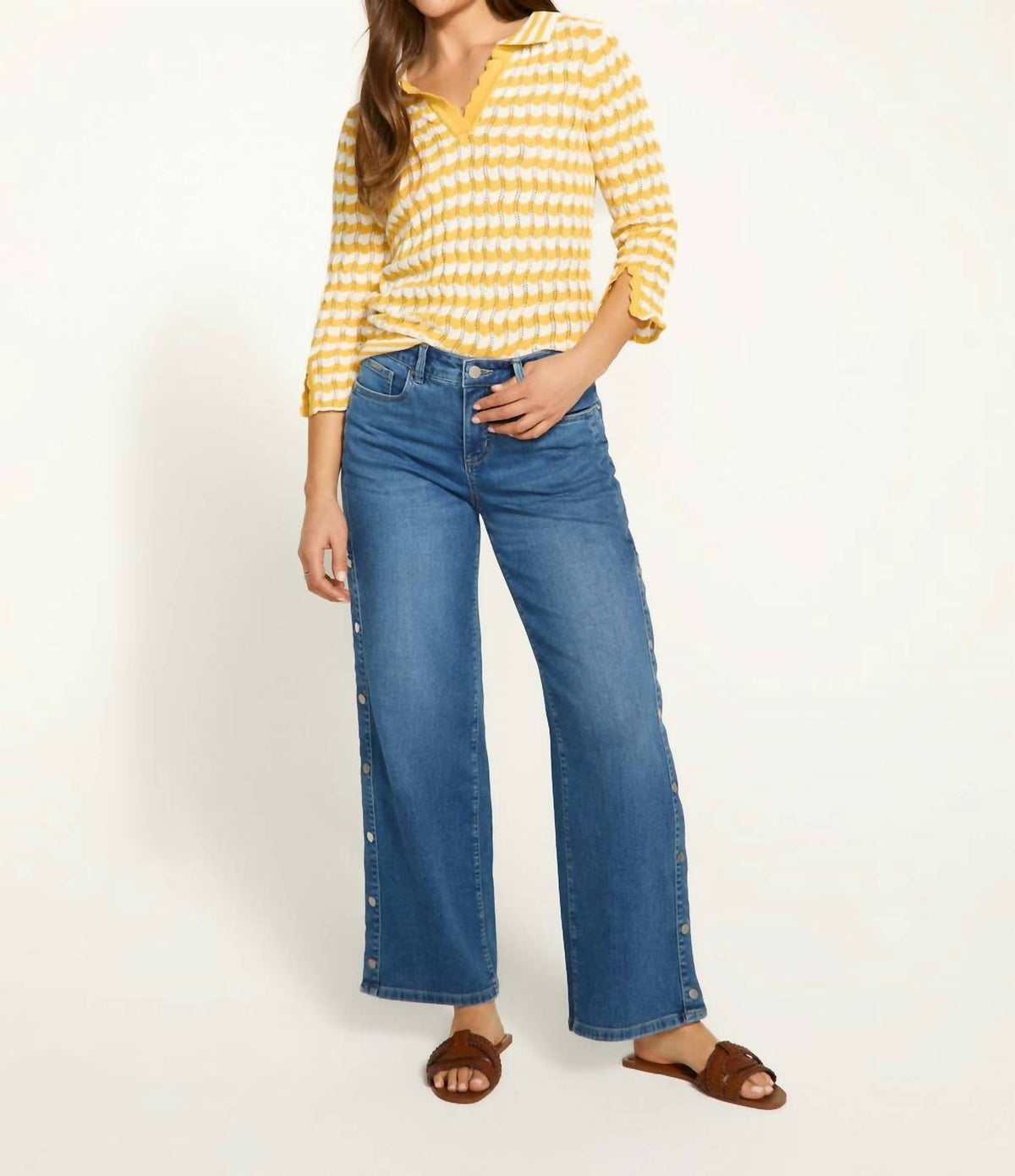 Fdj - Olivia Wide Leg Jeans