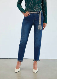 Fdj - Piera Pull-on Straight Leg Denim Jeans
