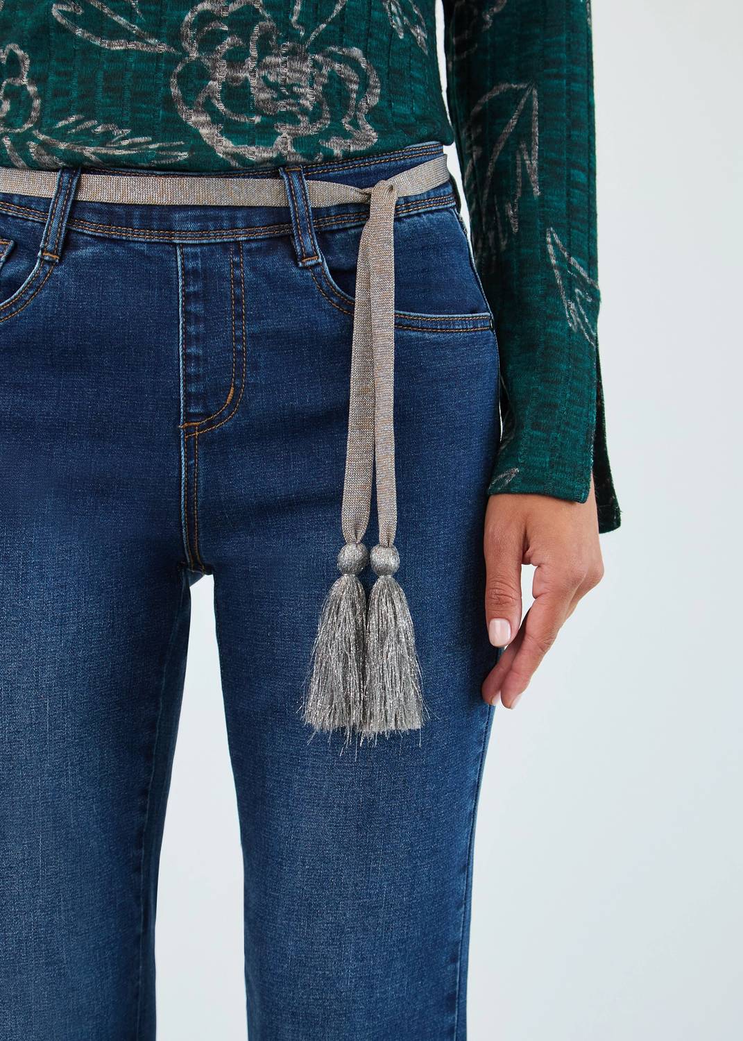 Fdj - Piera Pull-on Straight Leg Denim Jeans