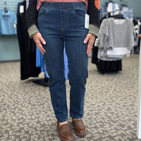 Fdj - Pull-on Straight Ankle Denim Jeans