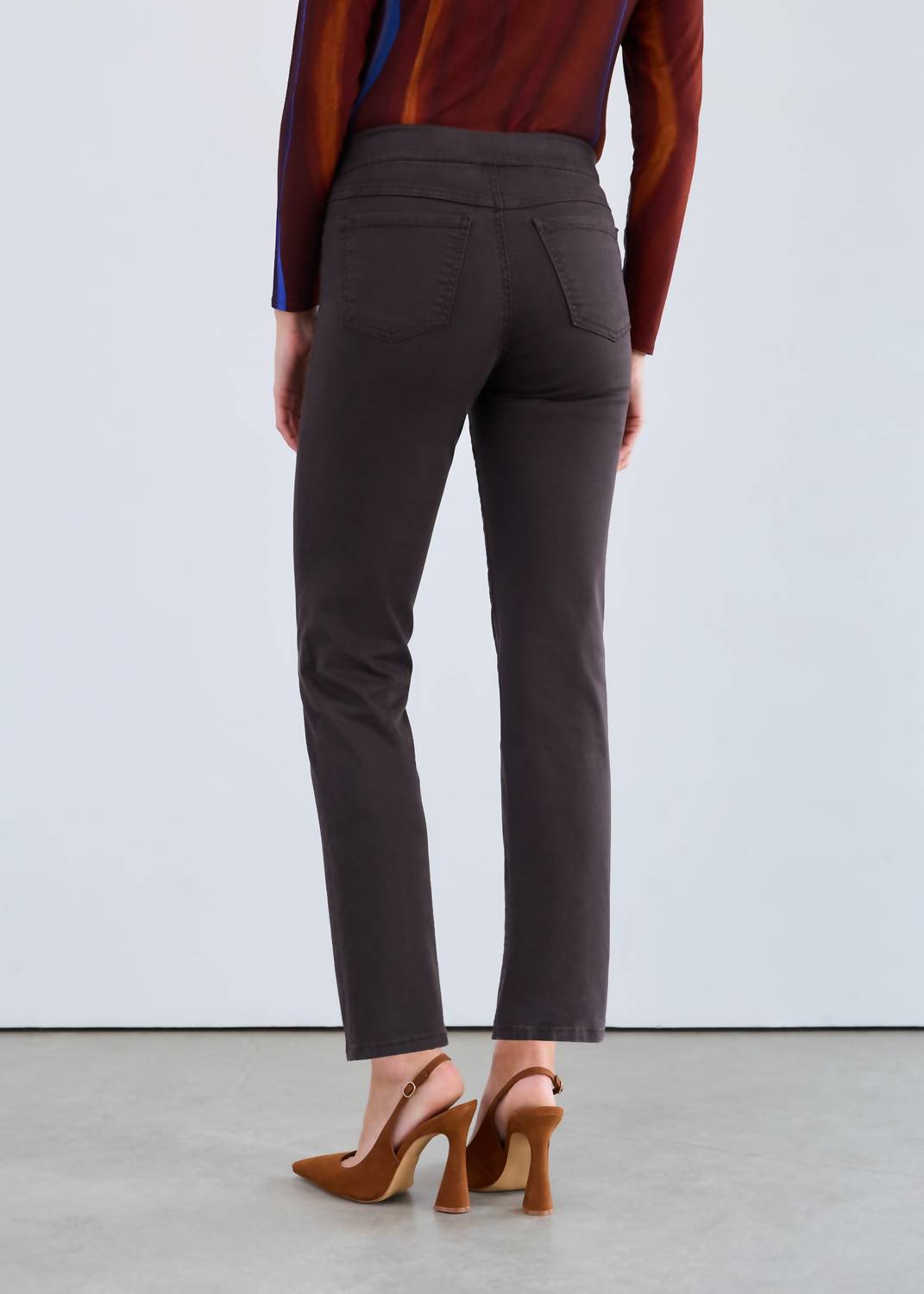 Fdj - Pull-on Straight Ankle Denim Jeans