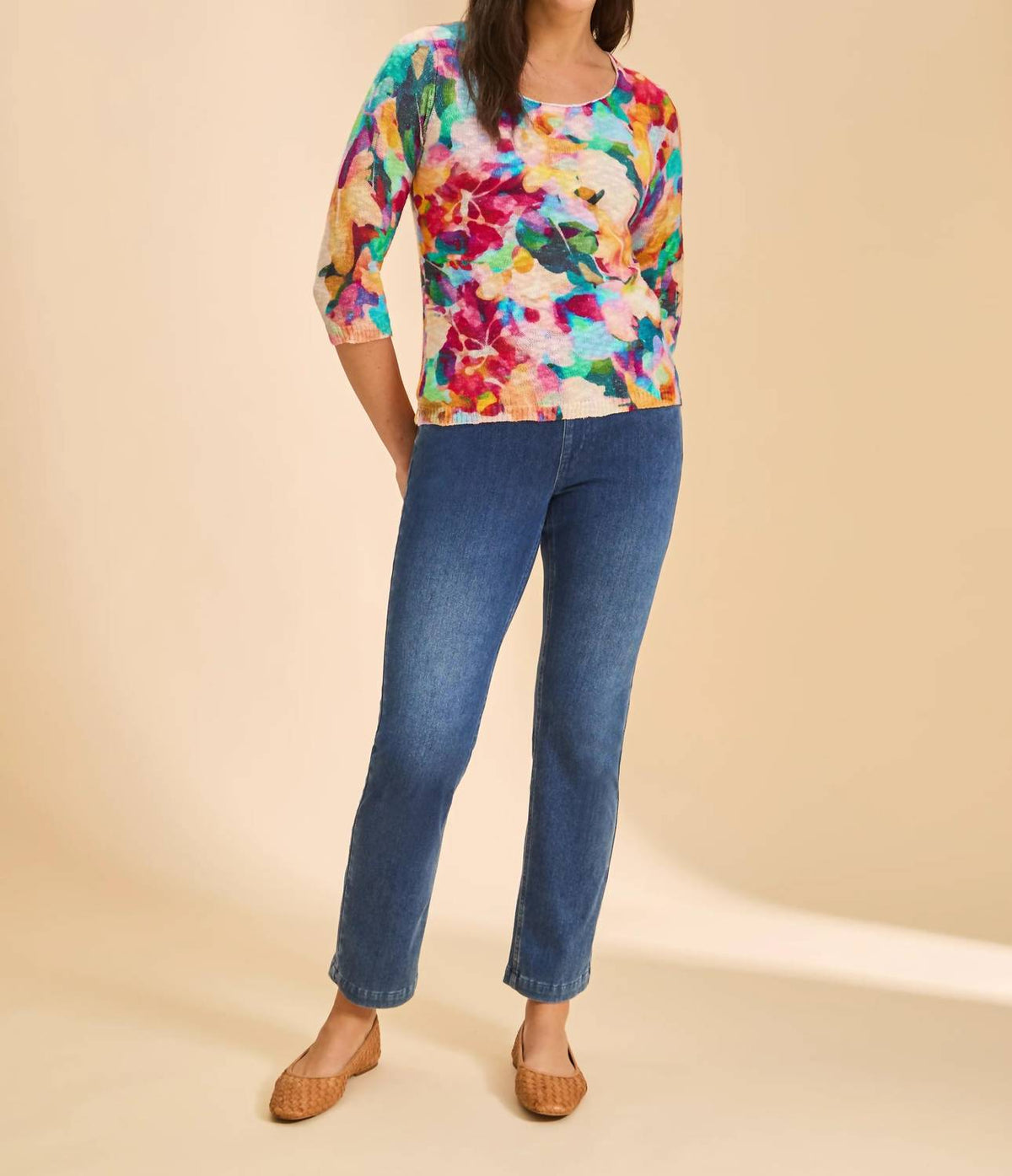 Fdj - Pull-on Straight Leg Jeans
