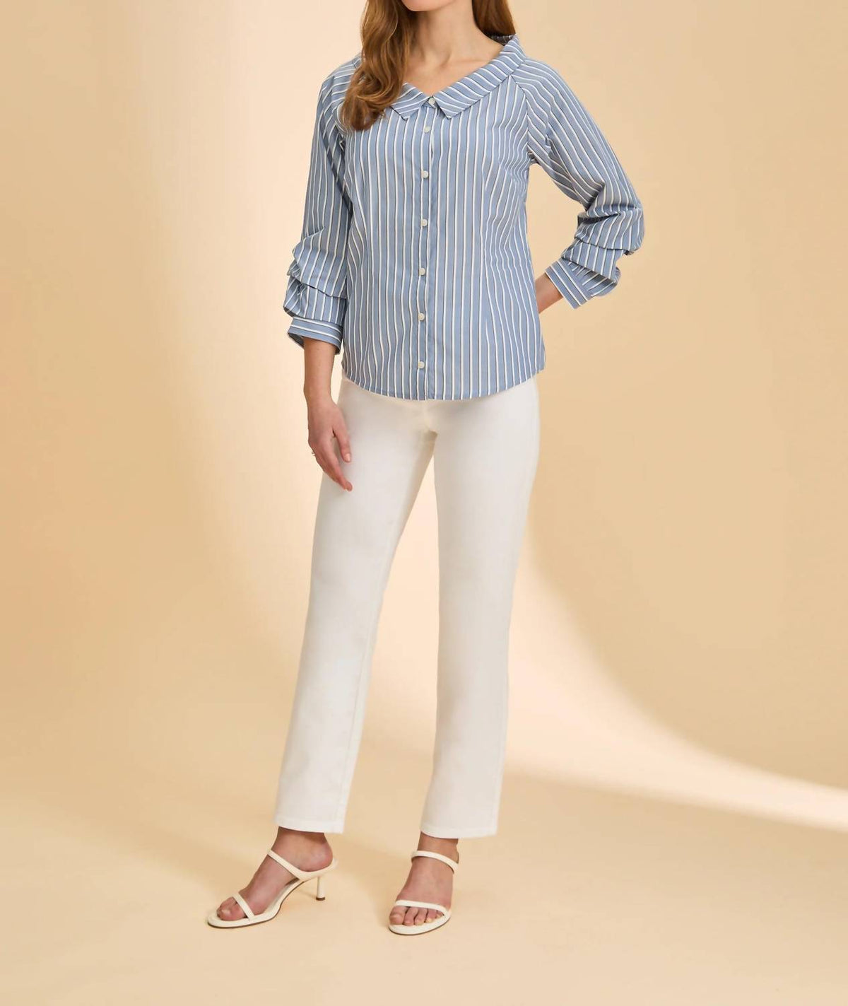 Fdj - Three Quarter Sleeve Boatneck Shirt
