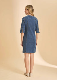 Fdj - Three Quarter Sleeve Shift Dress