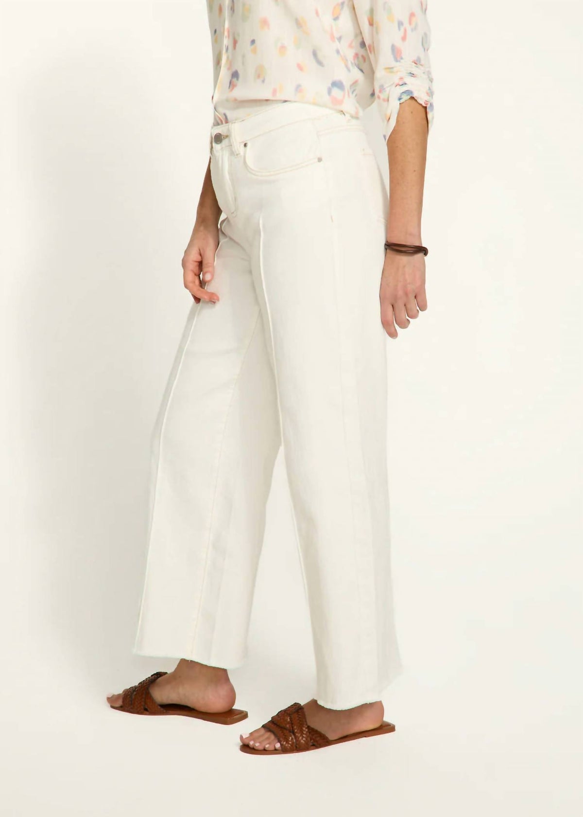 Fdj - Wide Ankle Denim Pants