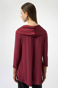 Joseph Ribkoff - Silky Knit Satin Cowl Neck Flared Top