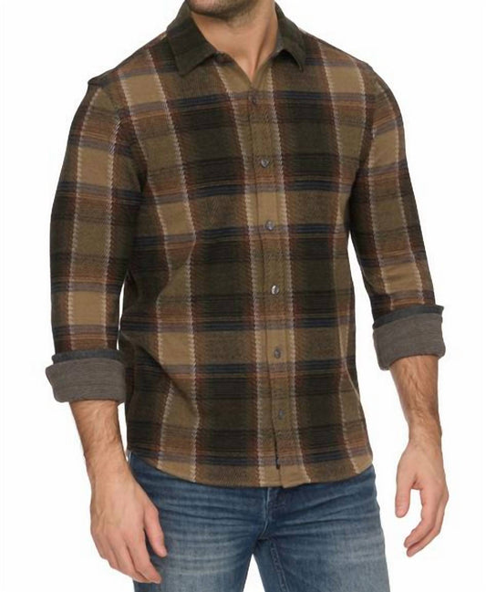 Flags & Anthem - Crowley Long Sleeve Hero Knit Flannel Shirt