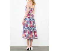 Thml - Strap Tiered Print Dress