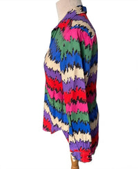 Vilagallo - Gaby Makasart Print Shirt Blouse