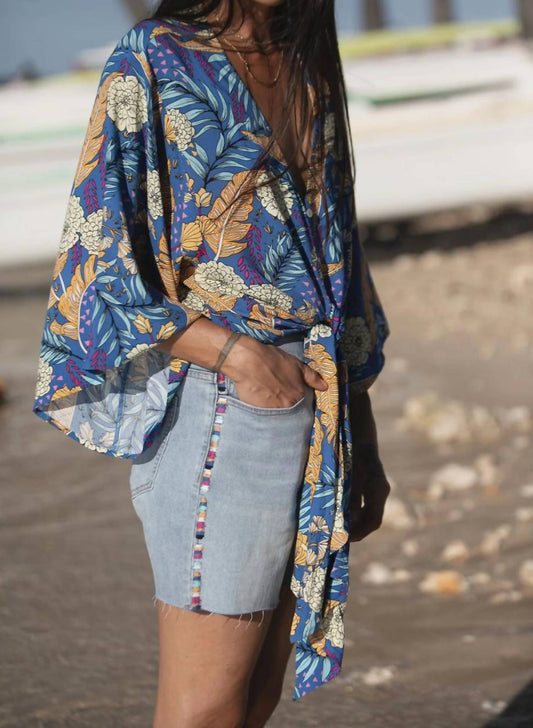 Tribal - Beachwash Embroidered Shorts