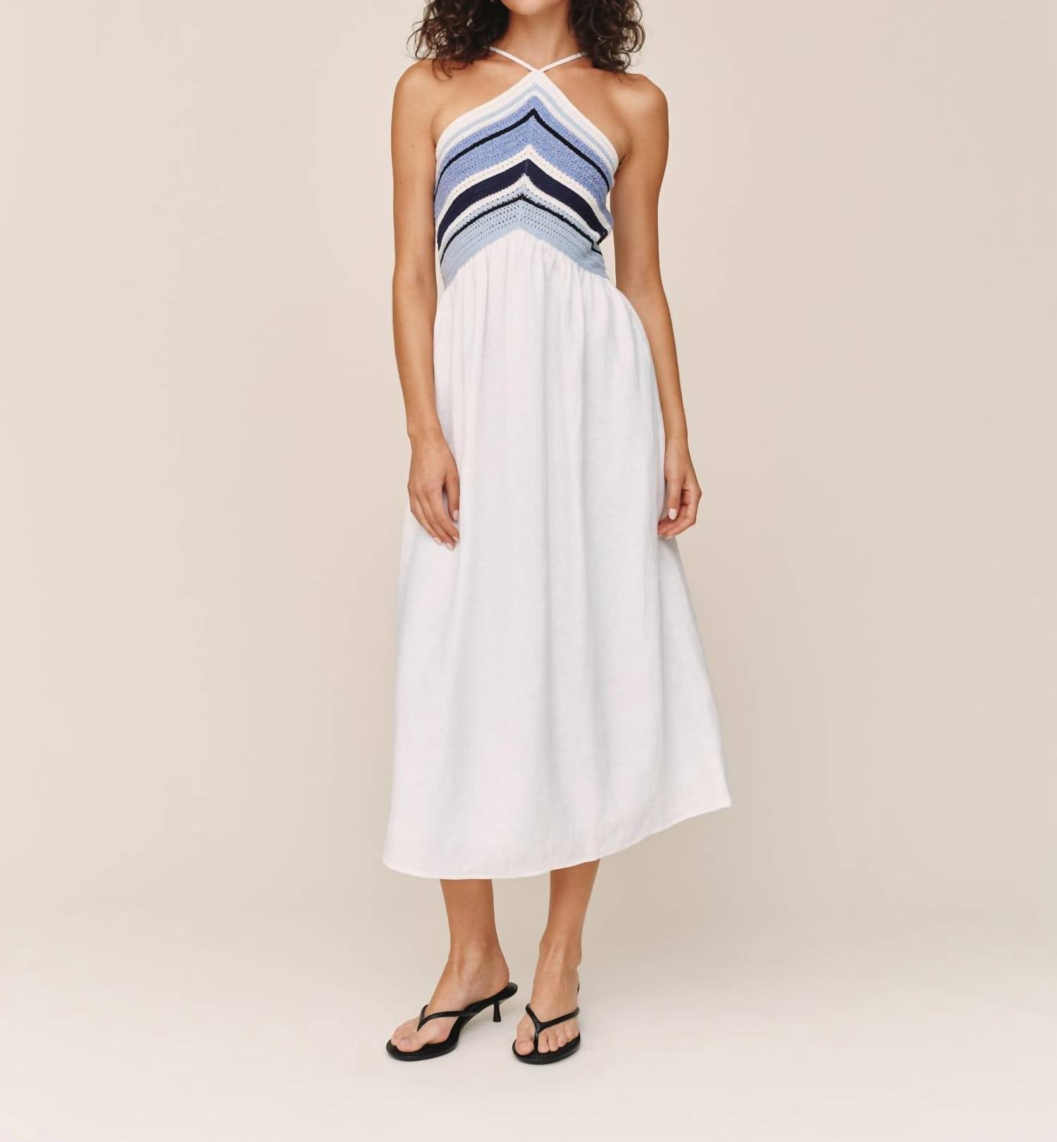 Bella Dahl - Crochet Mixed Midi Dress