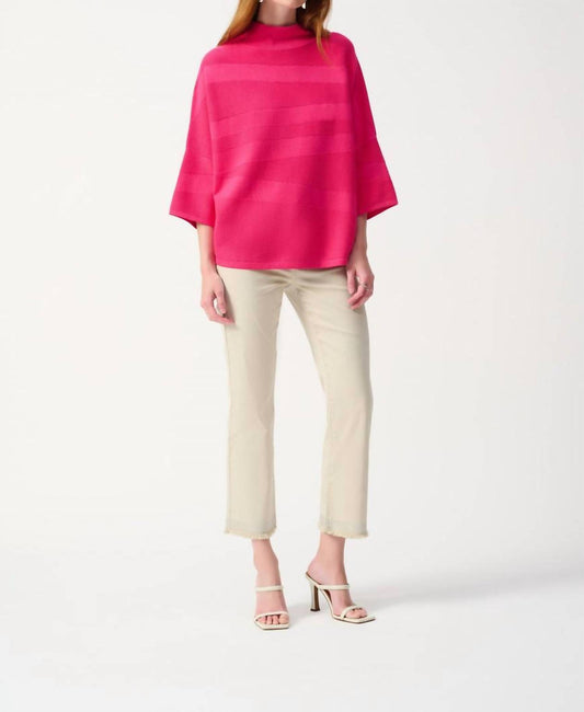 Joseph Ribkoff - Women's 3/4 Sleeve Mock Neck Sweater