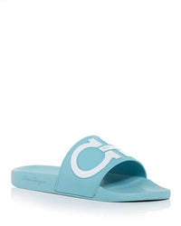 Salvatore Ferragamo - Women's Groovy Dual Gancini Slides
