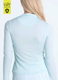 Lucky In Love - Free Play Zip Long Sleeve Top