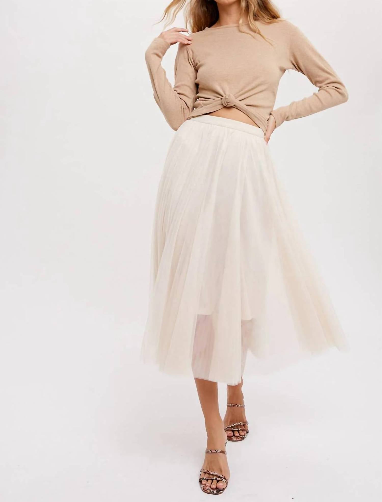 Bluivy - Tulle Midi Skirt