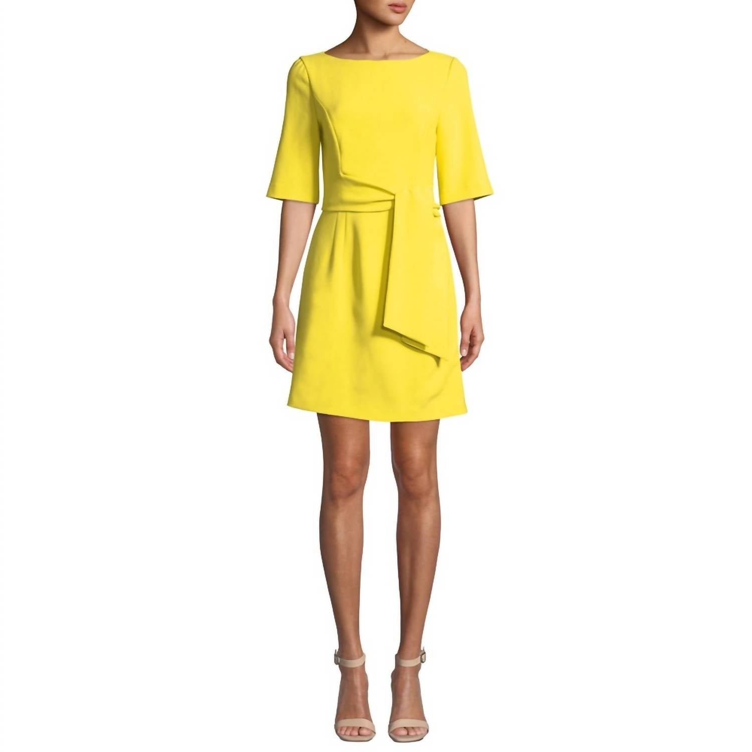 Alice + Olivia - Pre-loved Virgil Boat Neck Belted Dress