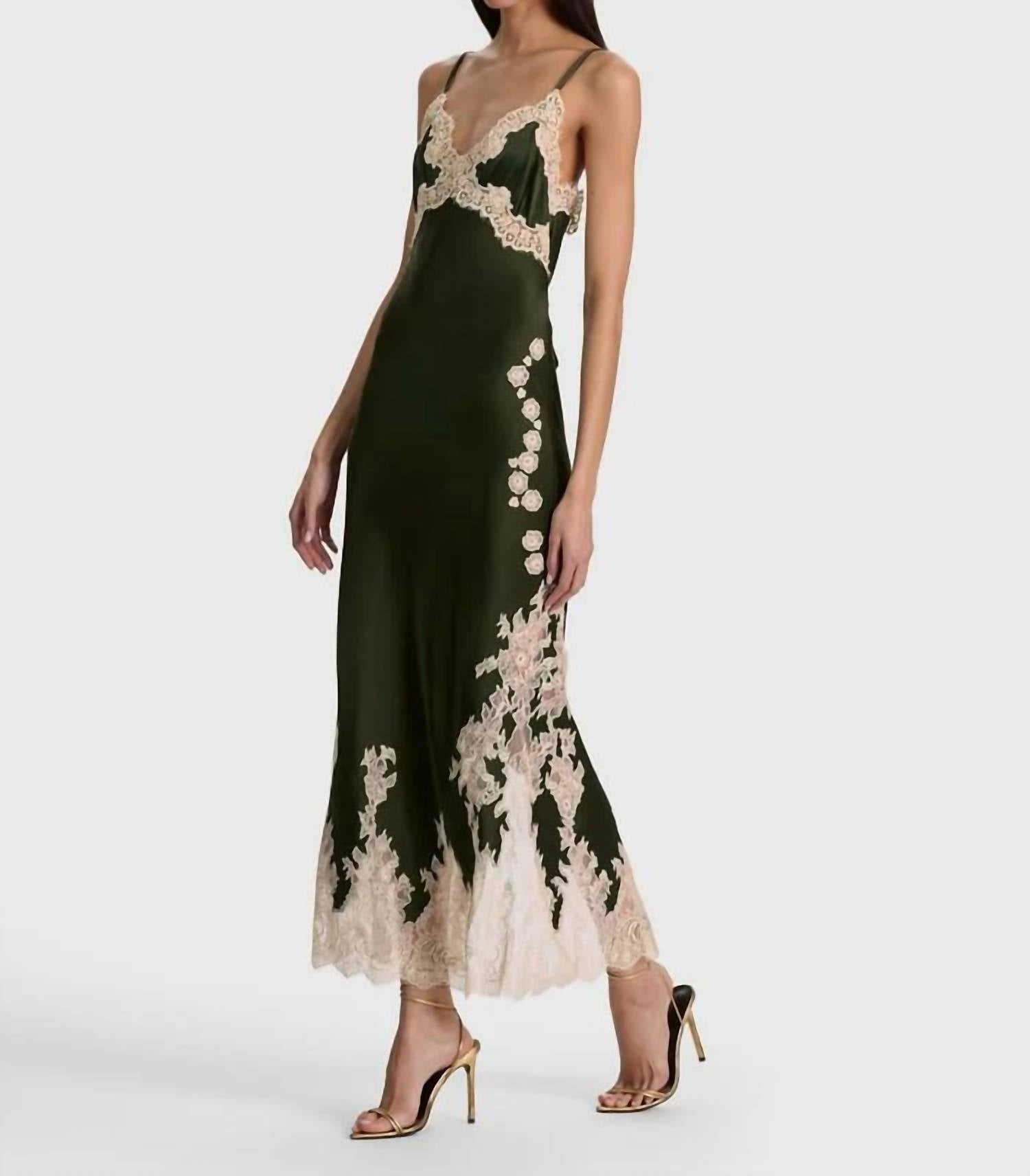 Alice + Olivia - Julietta Lace Slip Dress