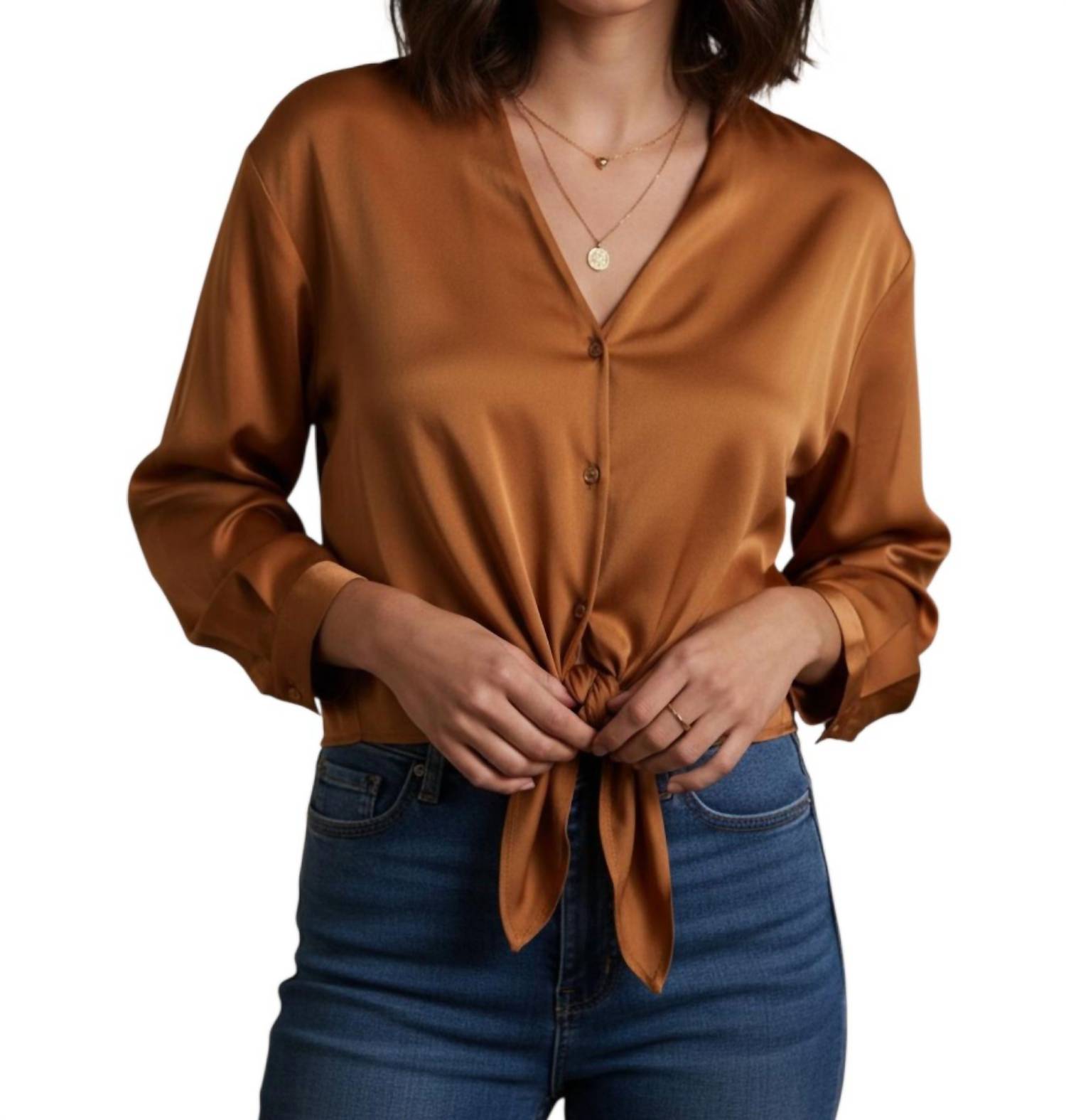 Lucy Paris - Gloria Wrap Top