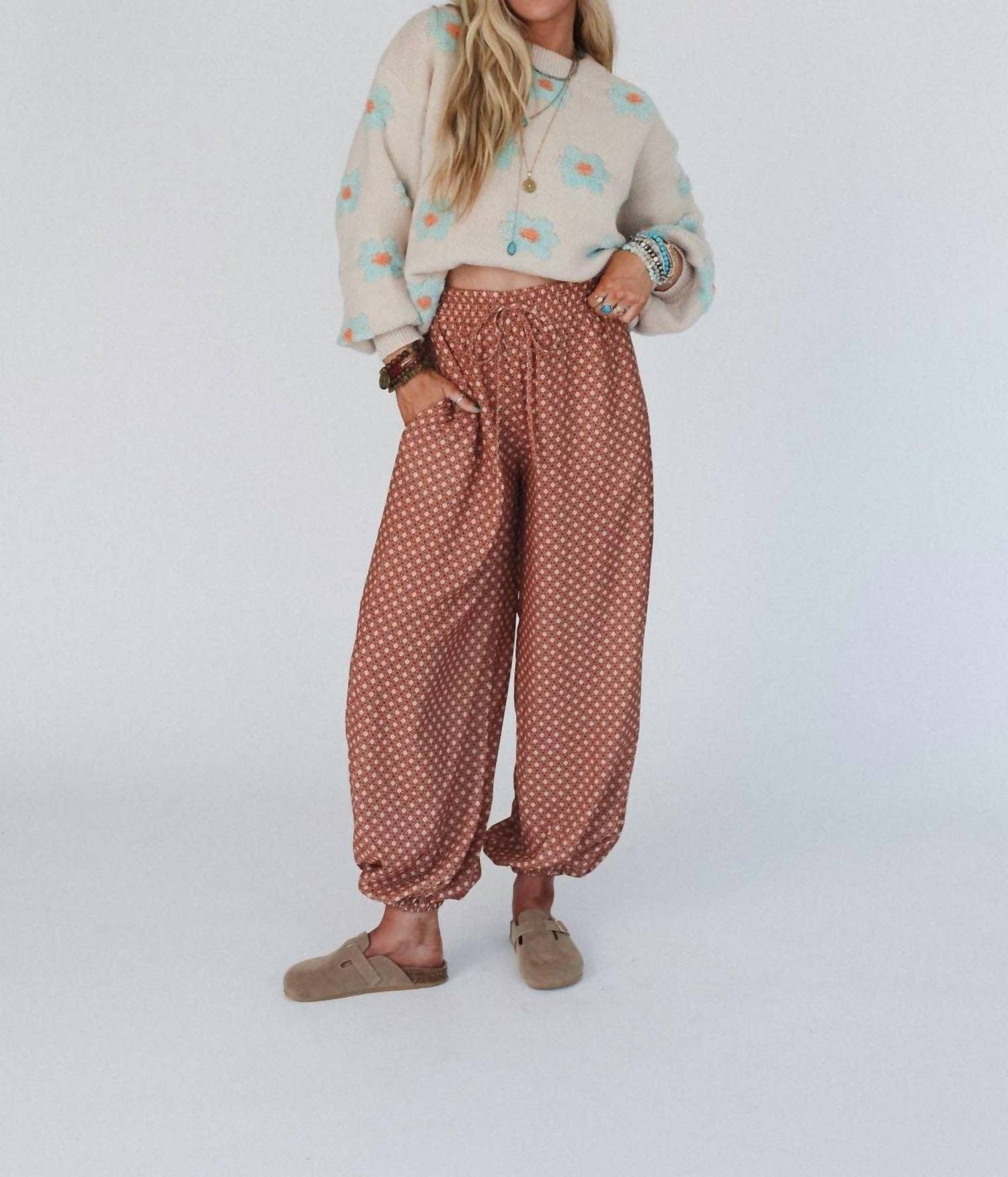 Three Bird Nest - Mystic Mirage Printed Joggers