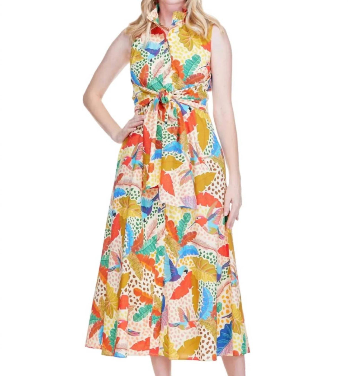 Jade - Back Wrap Midi Dress