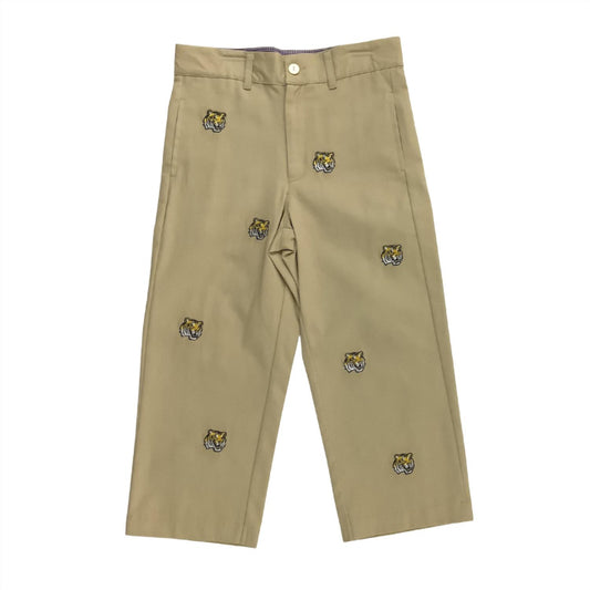 Vive La Fete - Boy's LSU Collegiate Hand Embroidered Pants