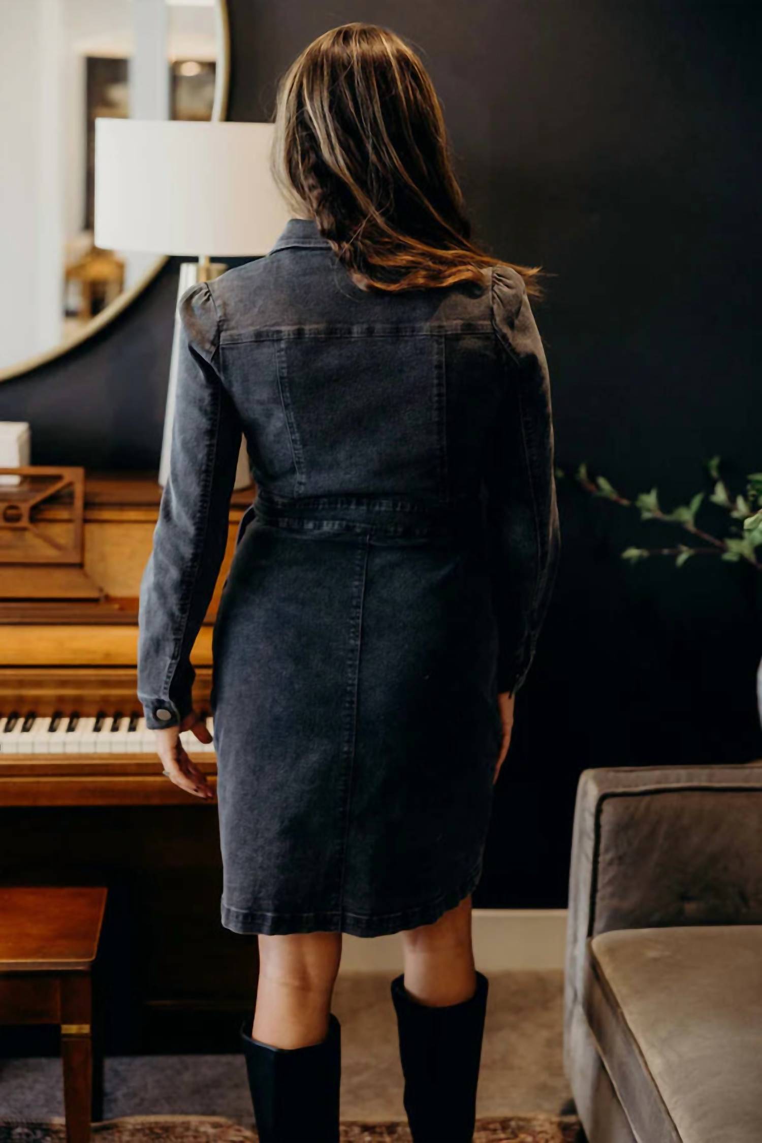 Mikarose - Mae Denim Mini Dress