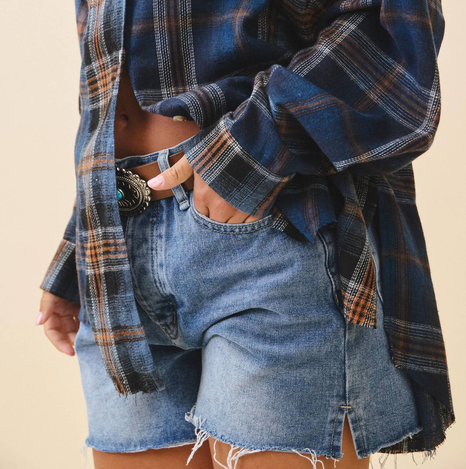 Aemi + Co - Kambrie Plaid Flannel Shirt