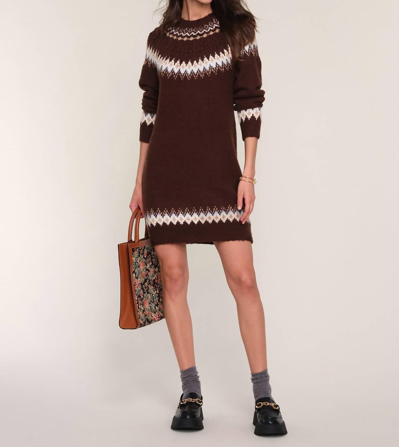 heartloom Ruby Dress in coco - women's dress