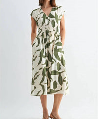Kld - Lily Leaf Midi Dress