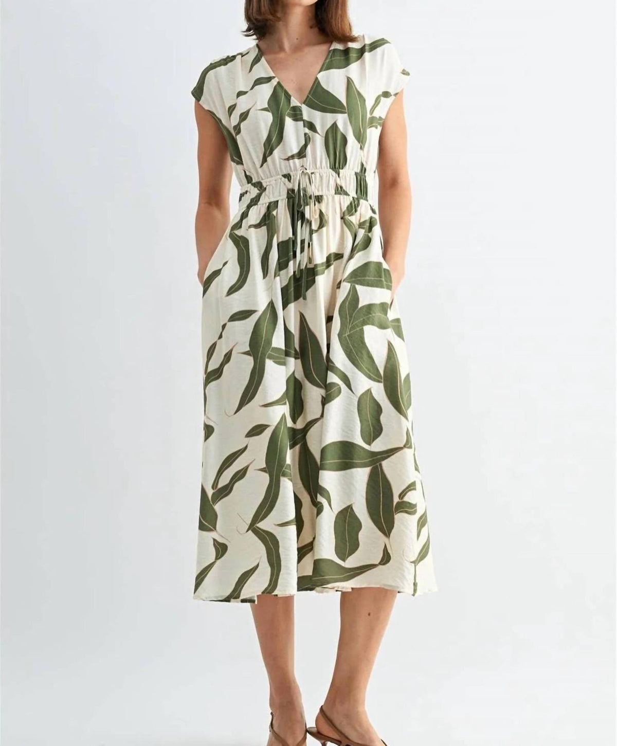 Kld - Lily Leaf Midi Dress