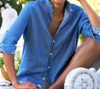 Frank & Eileen - Ruffle Collar Eileen Shirt
