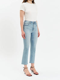 Daze - Shy Girl High Rise Crop Flare Jean