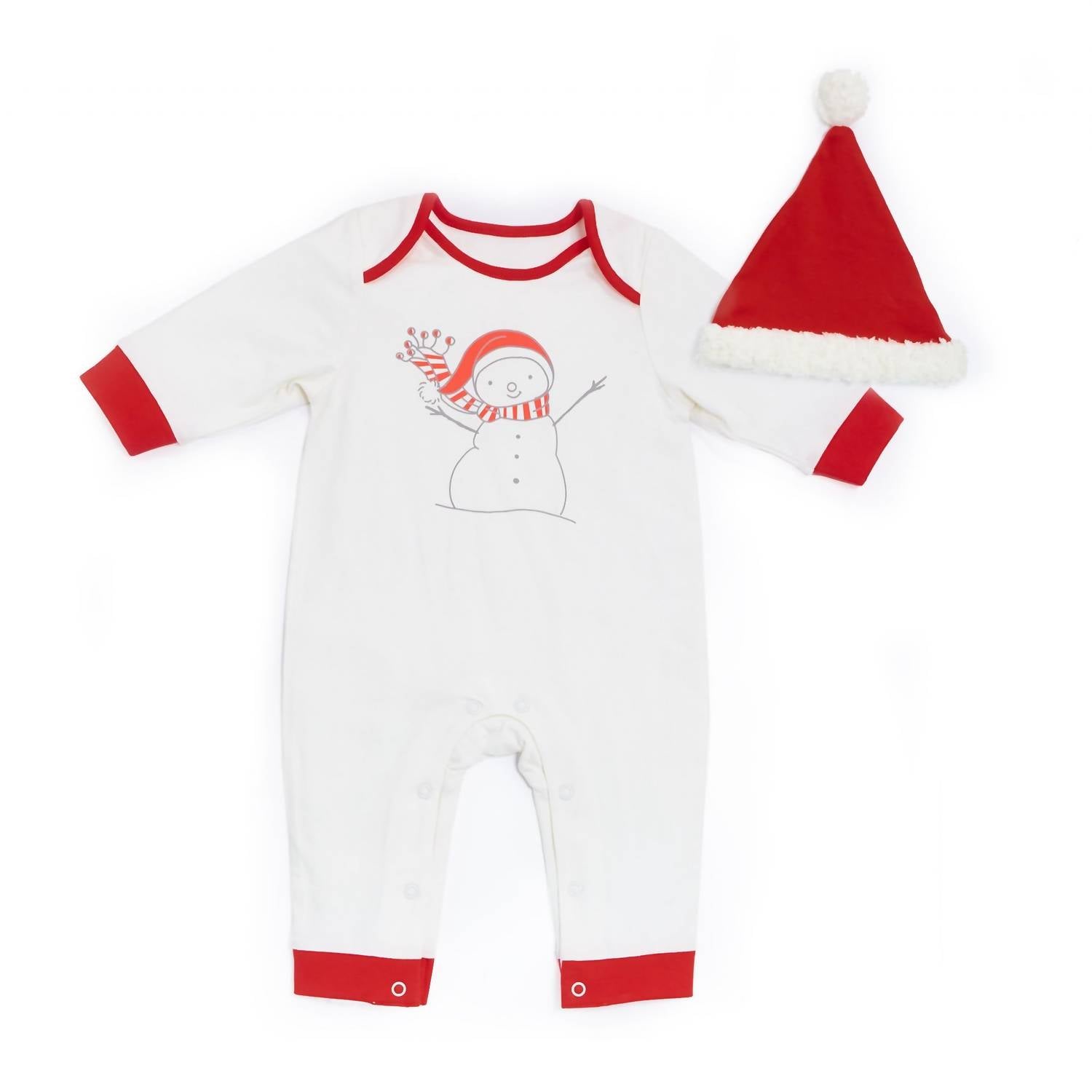 Bunnies By The Bay - Newborn And Baby Flurry Organic Unisex Romper And Hat Set